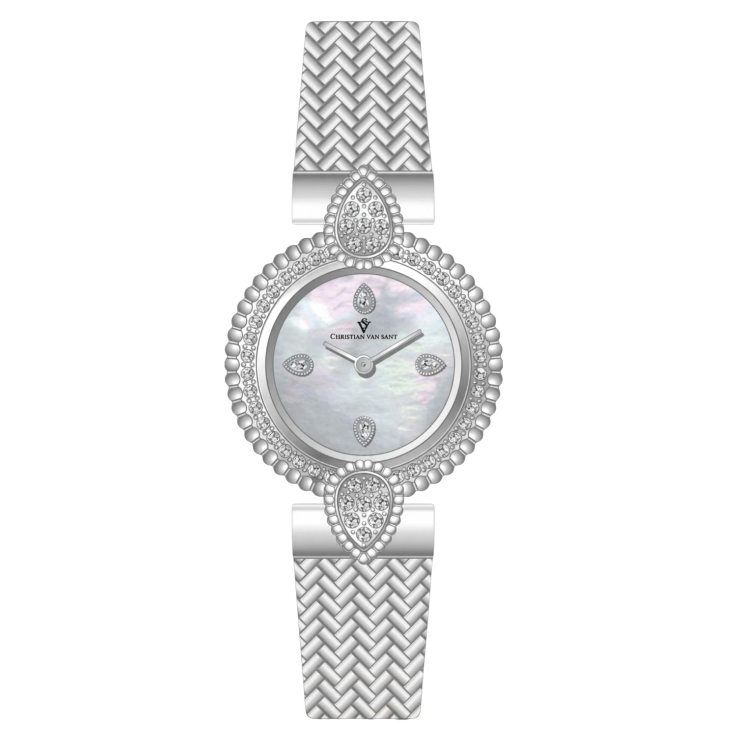 Christian Van Sant Women's Valor White Dial Watch - CV1270