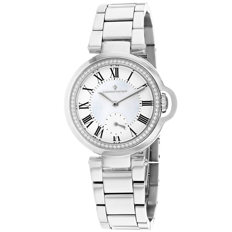 Christian Van Sant Women's Cybele White mother of pearl Dial Watch - CV0230