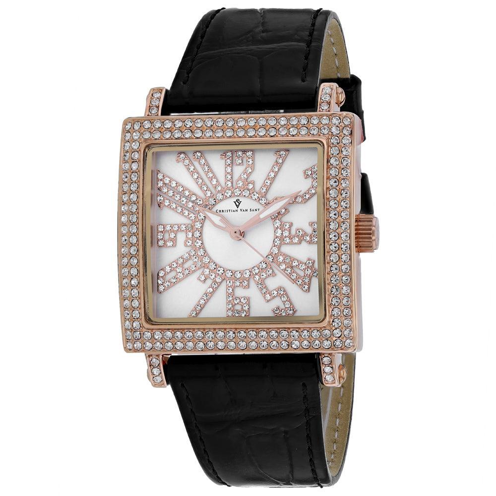 Image of Christian Van Sant Women's Silver Dial Watch - CV0242