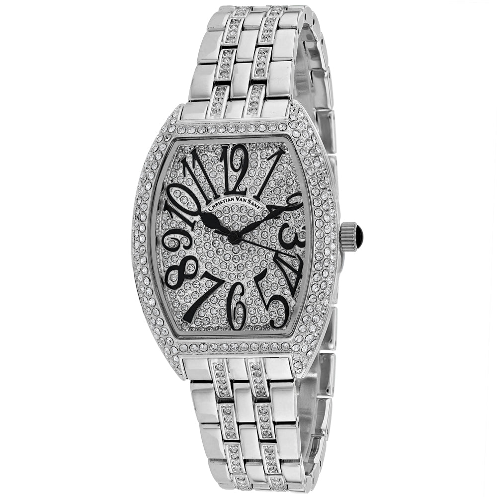 Christian Van Sant Women's Silver Dial Watch - CV0260
