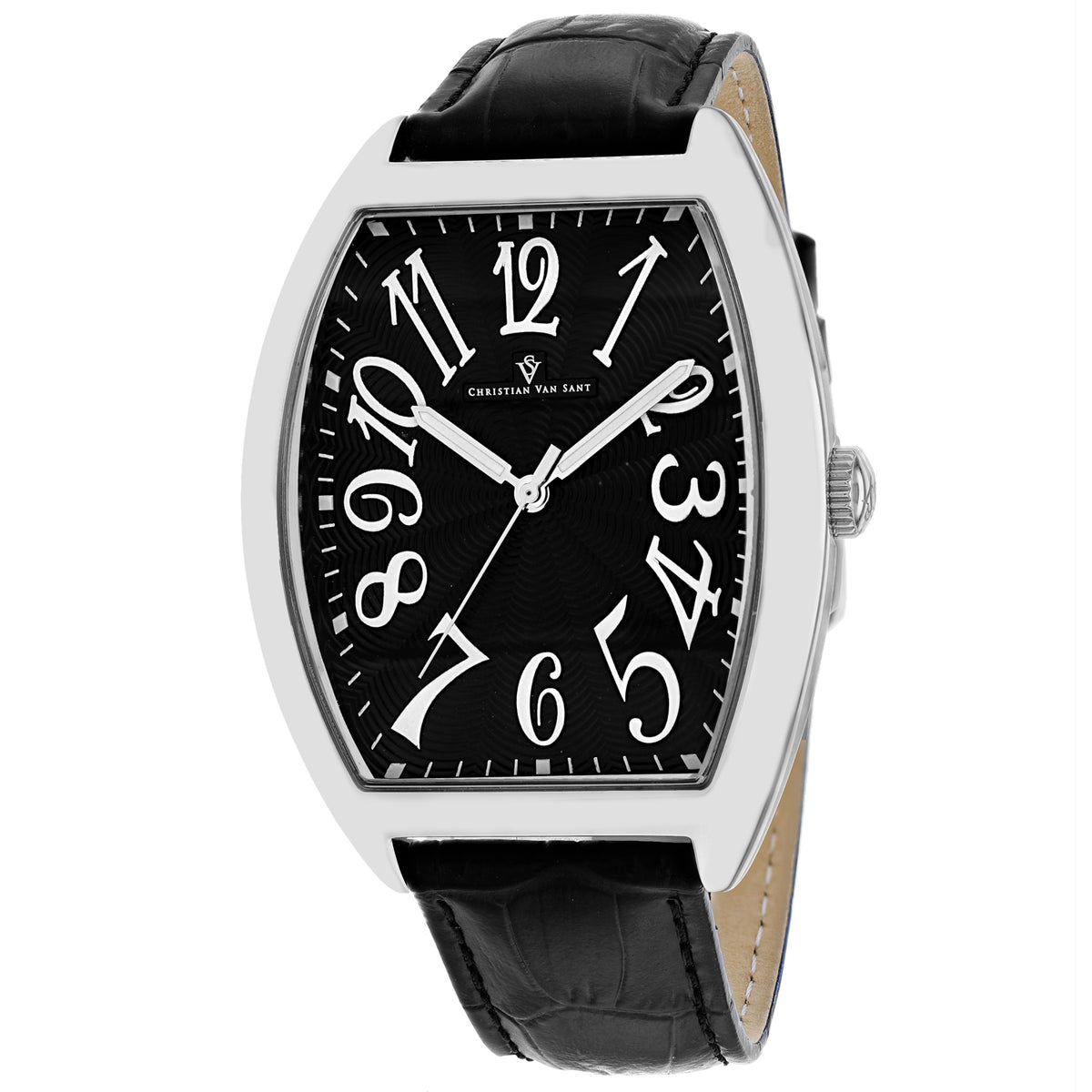 Christian Van Sant Men's Royalty II Black Dial Watch - CV0370