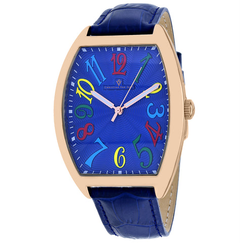 Christian Van Sant Men's Royalty II Blue Dial Watch - CV0377
