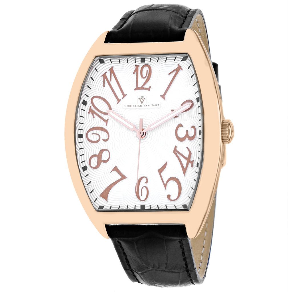 Christian Van Sant Men's Royalty II White Dial Watch - CV0378