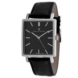 Image of Christian Van Sant Men's Ace Black Dial Watch - CV0431