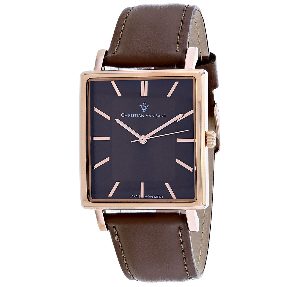 Christian Van Sant Men's Ace Brown Dial Watch - CV0435
