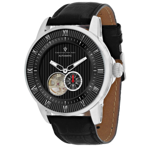 Christian Van Sant Men's Viscay Black Dial Watch - CV0551