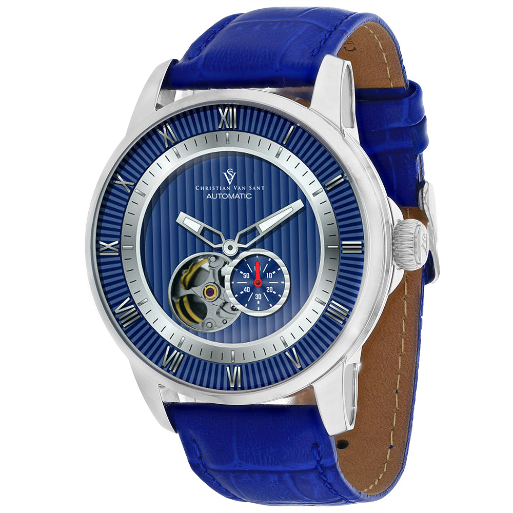 Christian Van Sant Men's Viscay Blue Dial Watch - CV0553