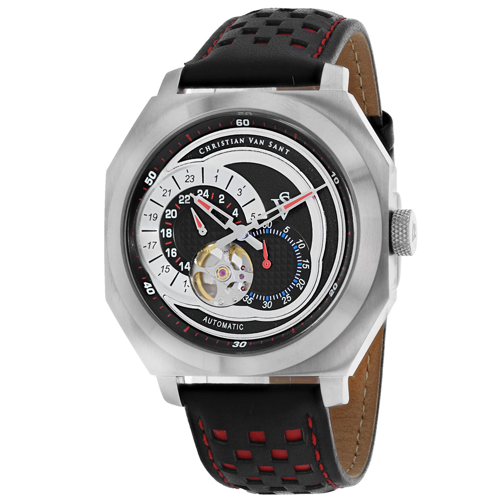 Christian Van Sant Men's Machina Black Dial Watch - CV0560