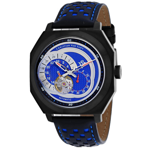 Christian Van Sant Men's Machina Blue Dial Watch - CV0563