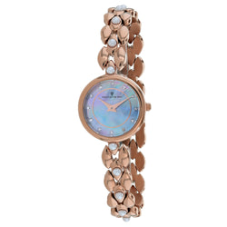 Image of Christian Van Sant Women's Perla Blue mother of pearl Dial Watch - CV0614