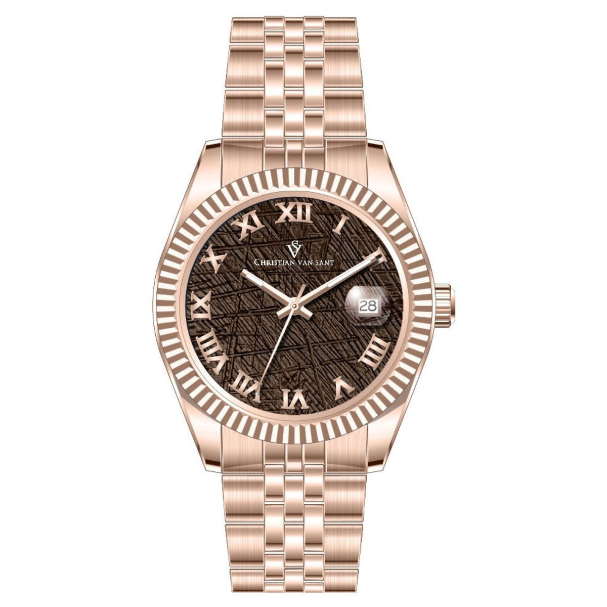 Christian Van Sant Men's Stellar Black Dial Watch - CV0706
