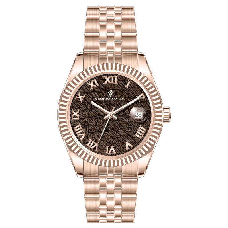Christian Van Sant Men's Stellar Black Dial Watch - CV0706