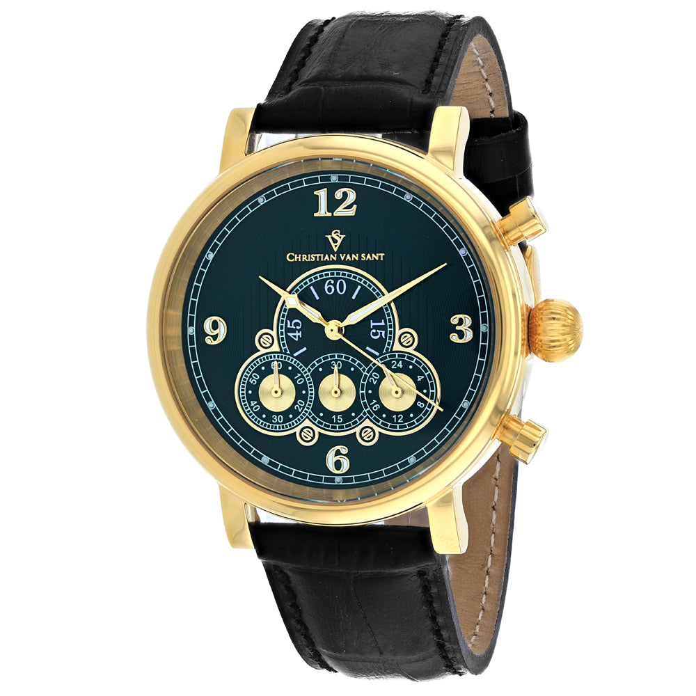 Christian Van Sant Men's Green Dial Watch - CV0714