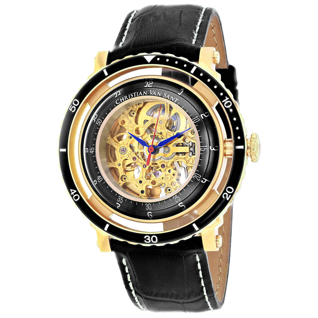 Christian Van Sant Men's Dome Gold Dial Watch - CV0750