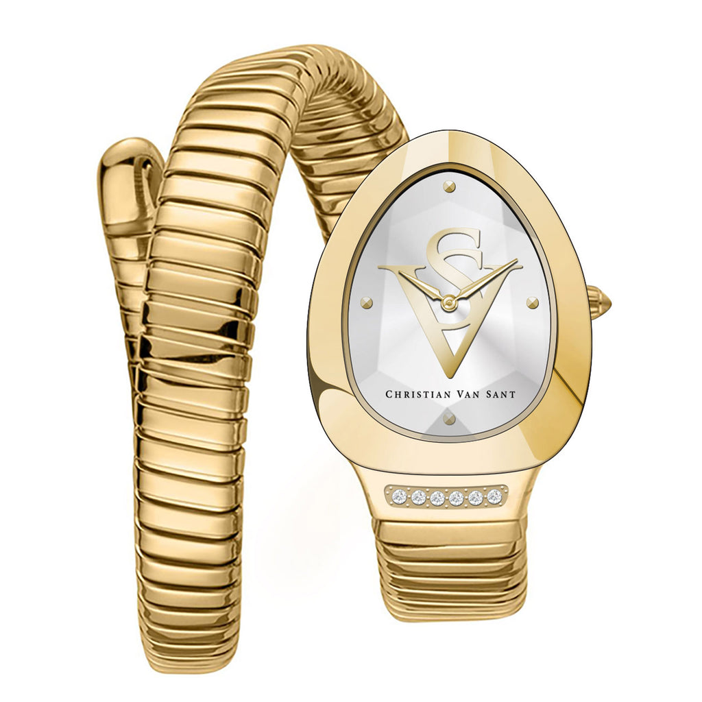 Christian Van Sant Women's Naga Silver Dial Watch - CV0871
