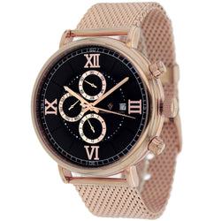 Image of Christian Van Sant Men's Somptueuse Black Dial Watch - CV1123