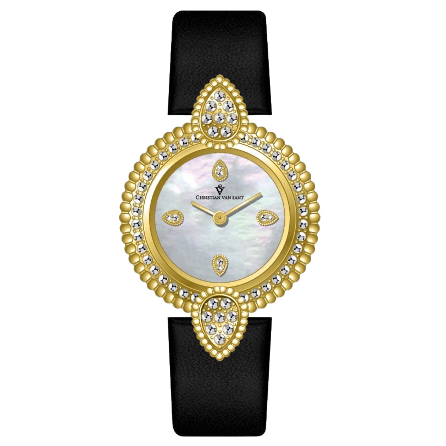 Christian Van Sant Women's Valor Silver Dial Watch - CV1274