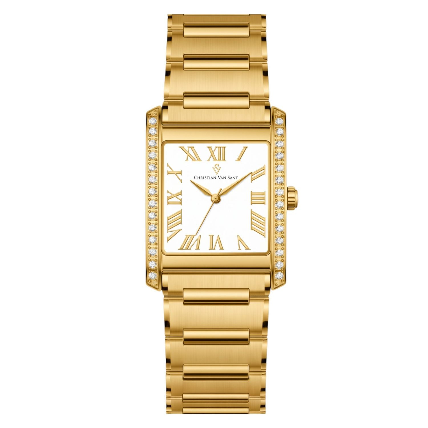 Christian Van Sant Women's Lucia Silver Dial Watch - CV1815