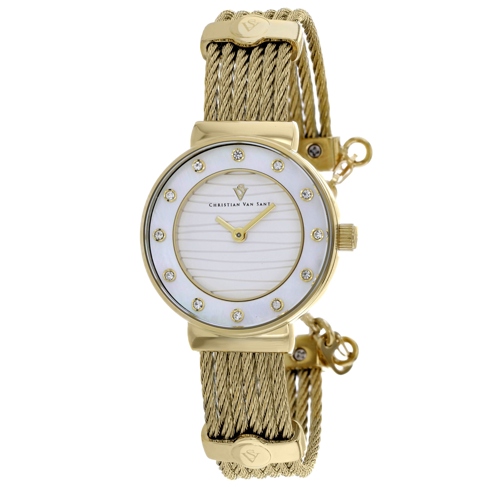 Christian Van Sant Women's Cavo Silver Dial Watch - CV1299