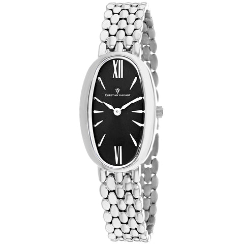 Christian Van Sant Women's Lucia Black Dial Watch - CV1811