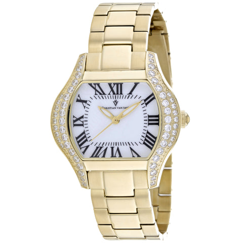 Christian Van Sant Women's Bianca White Dial Watch - CV1833