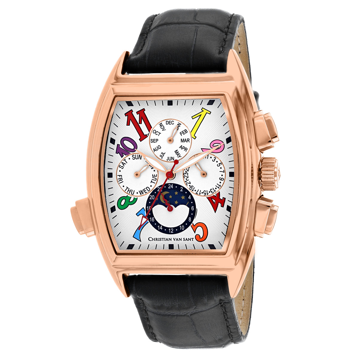 Christian Van Sant Men's Grandeur White Dial Watch - CV2136