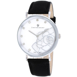 Image of Christian Van Sant Women's Fleur White MOP Dial Watch - CV2210