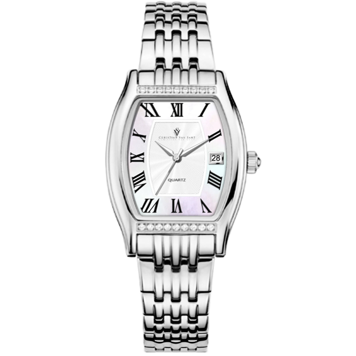 Christian Van Sant Women's Gemma White Dial Watch - CV2450