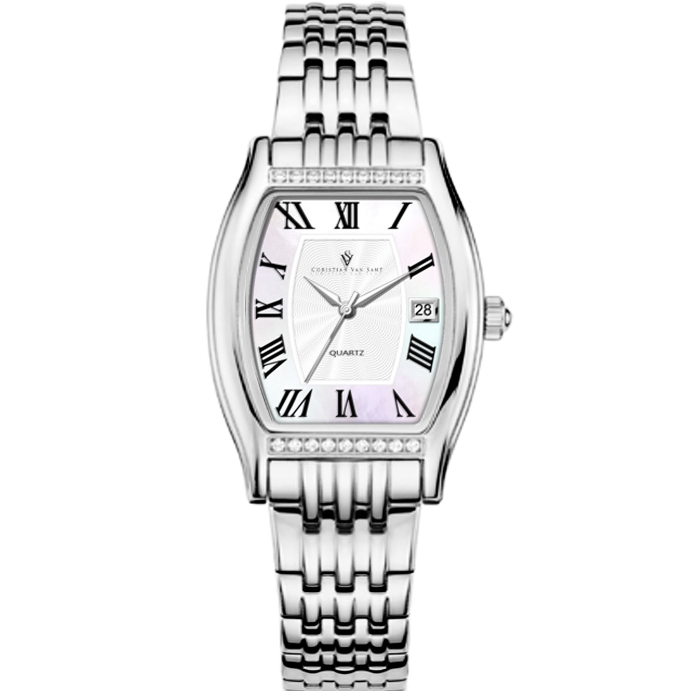 Christian Van Sant Women's Gemma White Dial Watch - CV2450