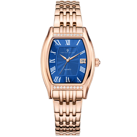 Christian Van Sant Women's Gemma Blue Dial Watch - CV2455