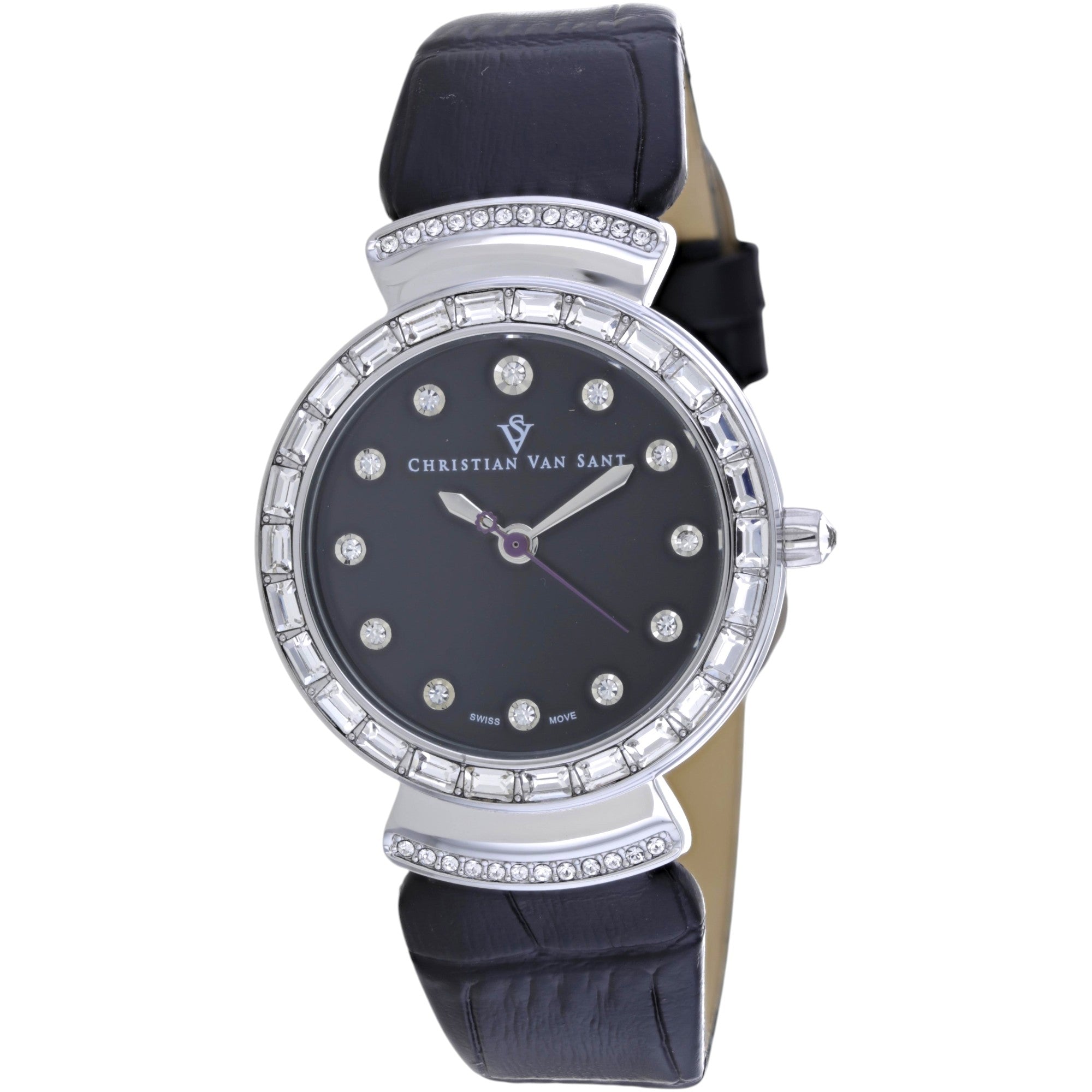 Christian Van Sant Women's Nova Black Dial Watch - CV2940