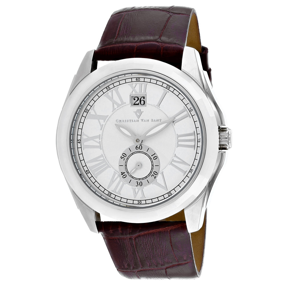 Christian Van Sant Men's Gravity White Dial Watch - CV3100
