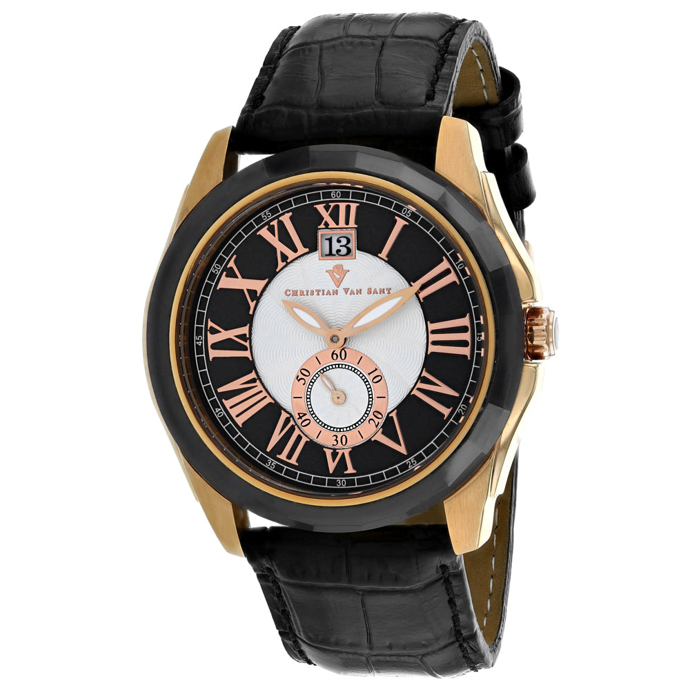 Christian Van Sant Men's Gravity Black Dial Watch - CV3103