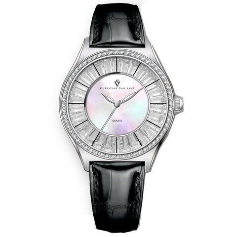 Christian Van Sant Women's Luna Mother of pearl Dial Watch - CV3200