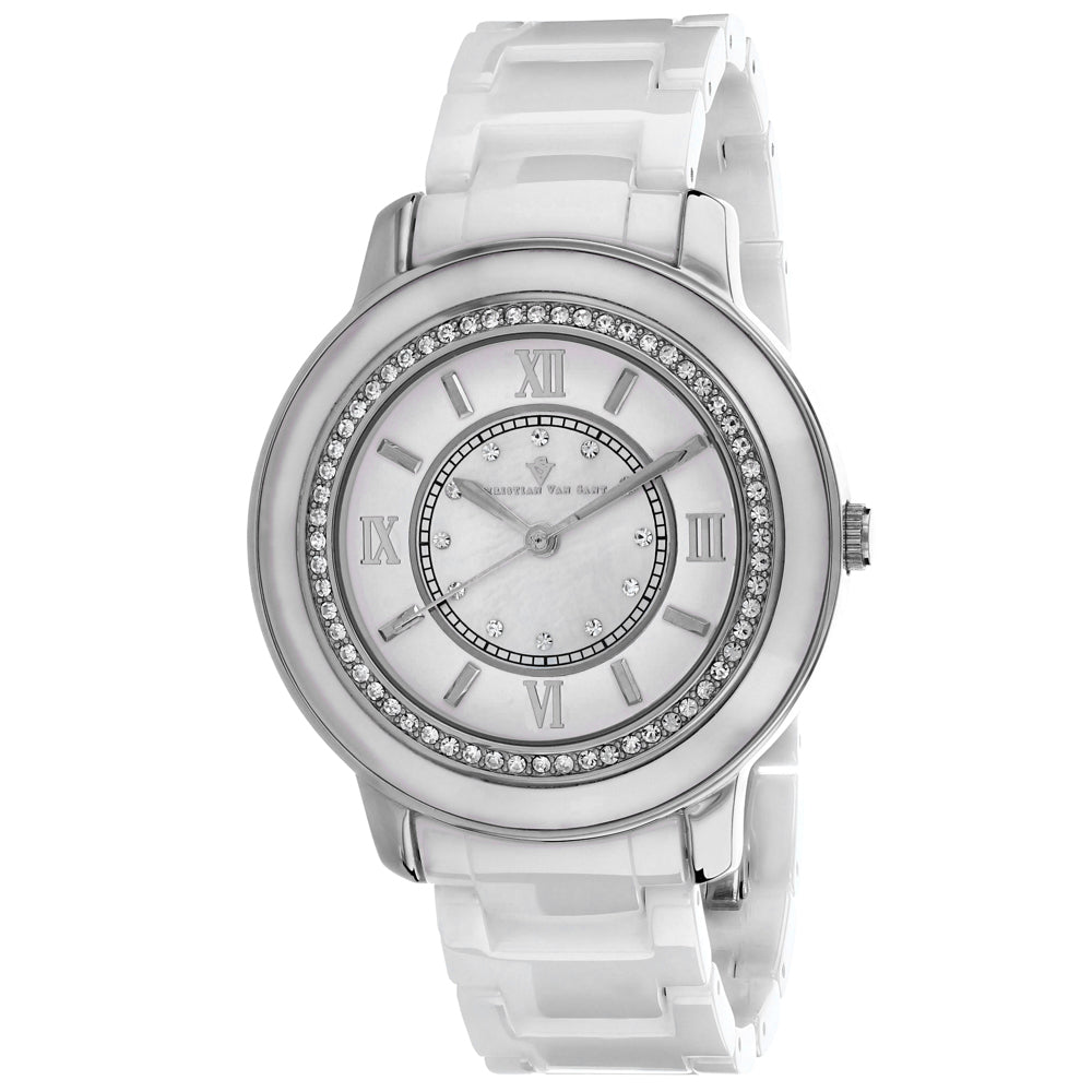 Christian Van Sant Women's Clay Mother of Pearl Dial Watch - CV3210