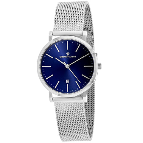 Christian Van Sant Women's Paradigm Blue Dial Watch - CV4220