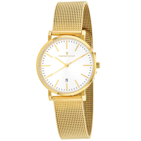 Christian Van Sant Women's Paradigm Silver Dial Watch - CV4225