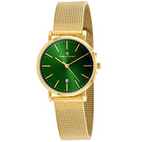 Christian Van Sant Women's Paradigm Green Dial Watch - CV4226