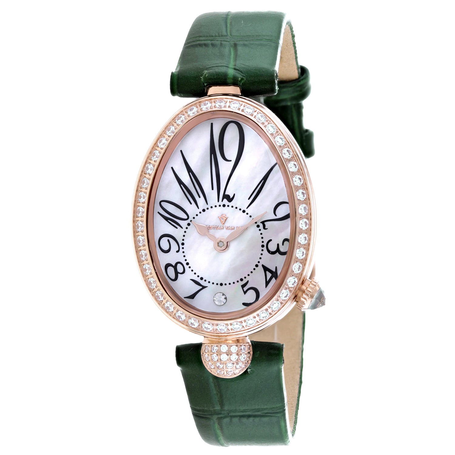 Image of Christian Van Sant Women's Florentine White Dial Watch - CV4296
