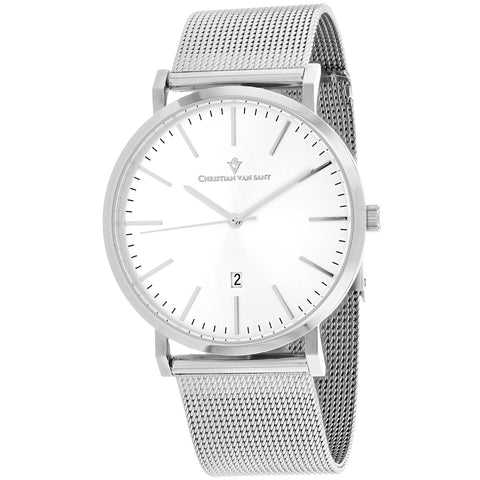 Christian Van Sant Men's Paradigm Silver Dial Watch - CV4323