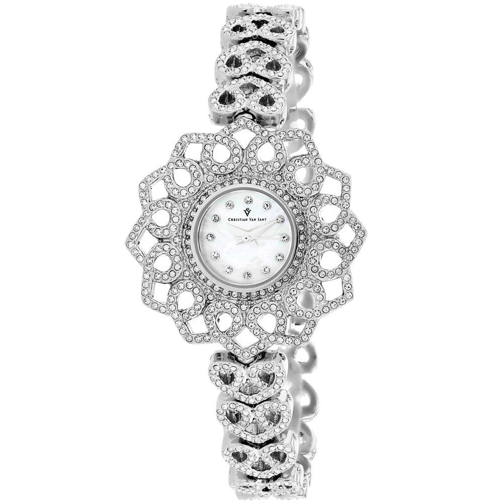 Christian Van Sant Women's Chantilly White MOP Dial Watch - CV4810