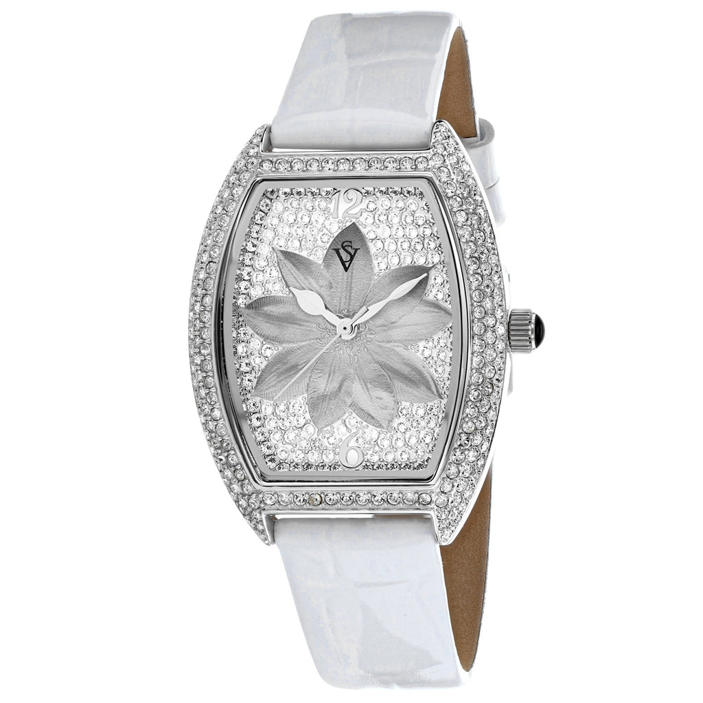 Christian Van Sant Women's Lotus White Dial Watch - CV4851