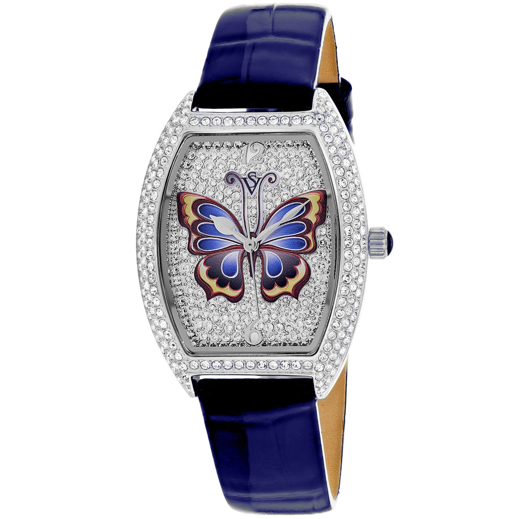 Christian Van Sant Women's Papillon Silver Dial Watch - CV4872BL