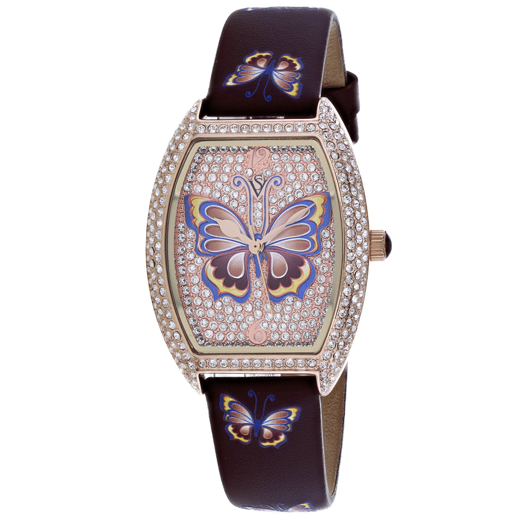 Christian Van Sant Women's Papillon Gold Dial Watch - CV4874