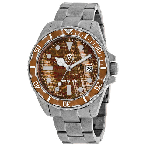 Christian Van Sant Men's Brown Dial Watch - CV5101