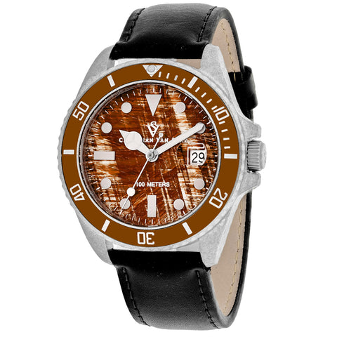 Christian Van Sant Men's Montego Vintage Brown Dial Watch - CV5101LB