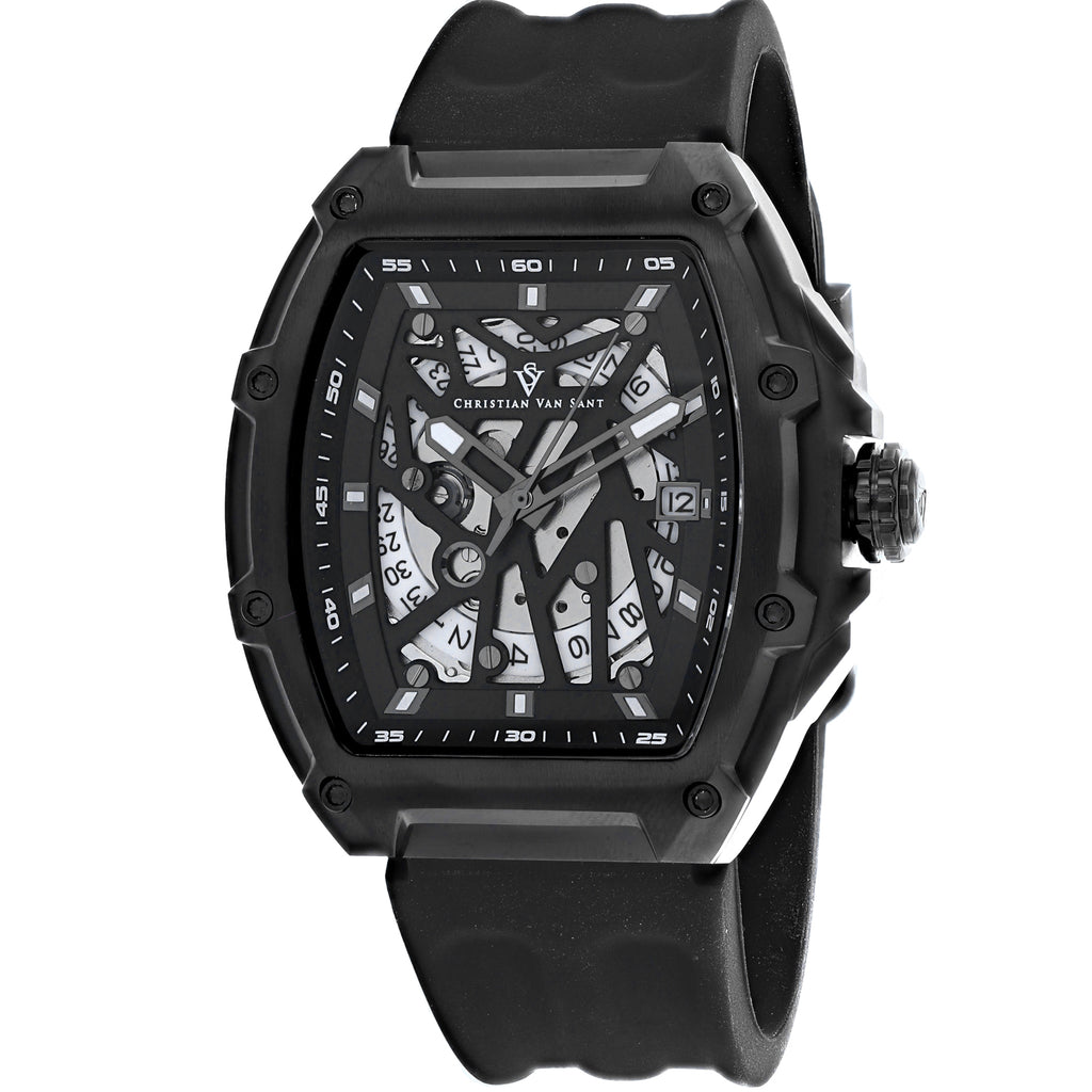 Christian Van Sant Men's Odyssey Black Dial Watch - CV6196