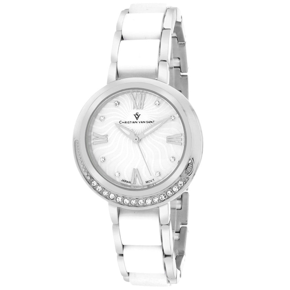 Christian Van Sant Women's Eternelle White MOP Dial Watch - CV7610
