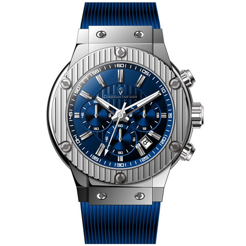 Christian Van Sant Men's Monarchy Blue Dial Watch - CV8142