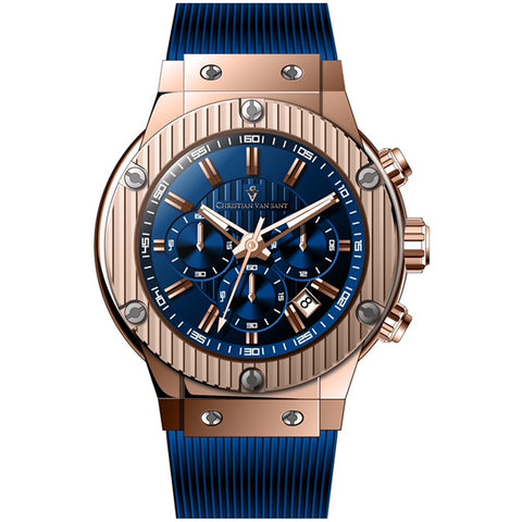 Christian Van Sant Men's Monarchy Blue Dial Watch - CV8148